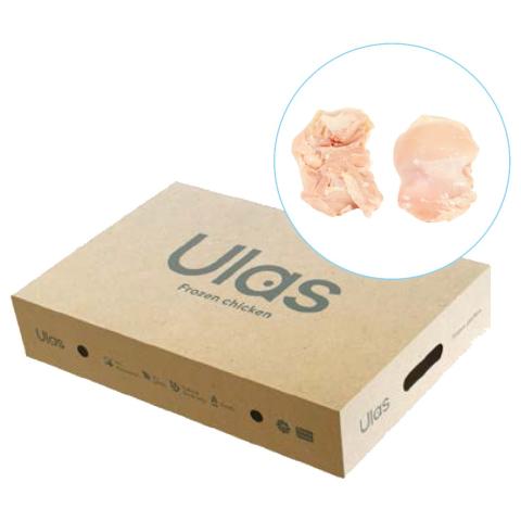 Frozen chicken thigh meat, boneless, skinless